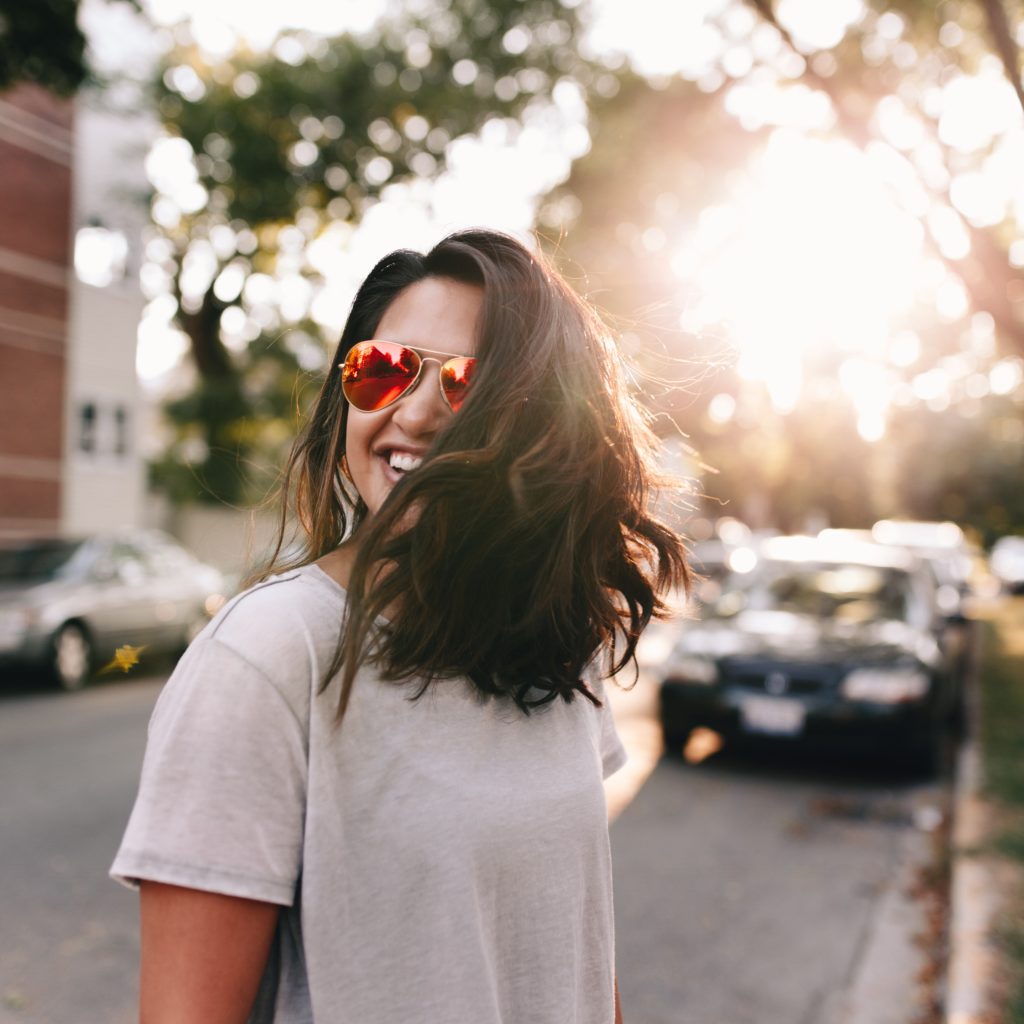 chemical peel in raleigh - woman smiling